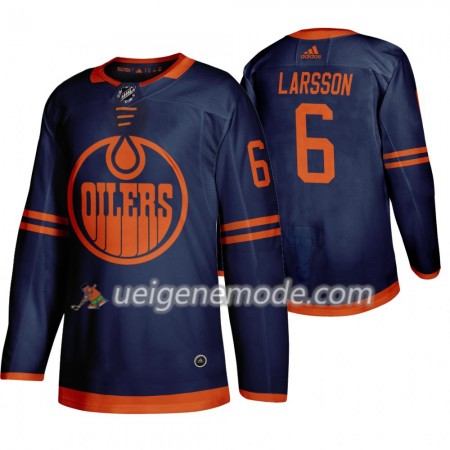 Herren Eishockey Edmonton Oilers Trikot Adam Larsson 6 Adidas 2019-2020 Blau Authentic